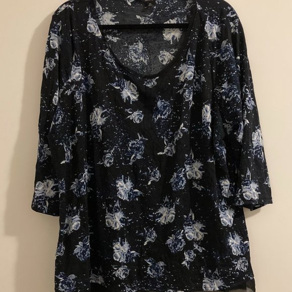 Simply Vera (Vera Wang), 2X, Blouse - Picture 1 of 1